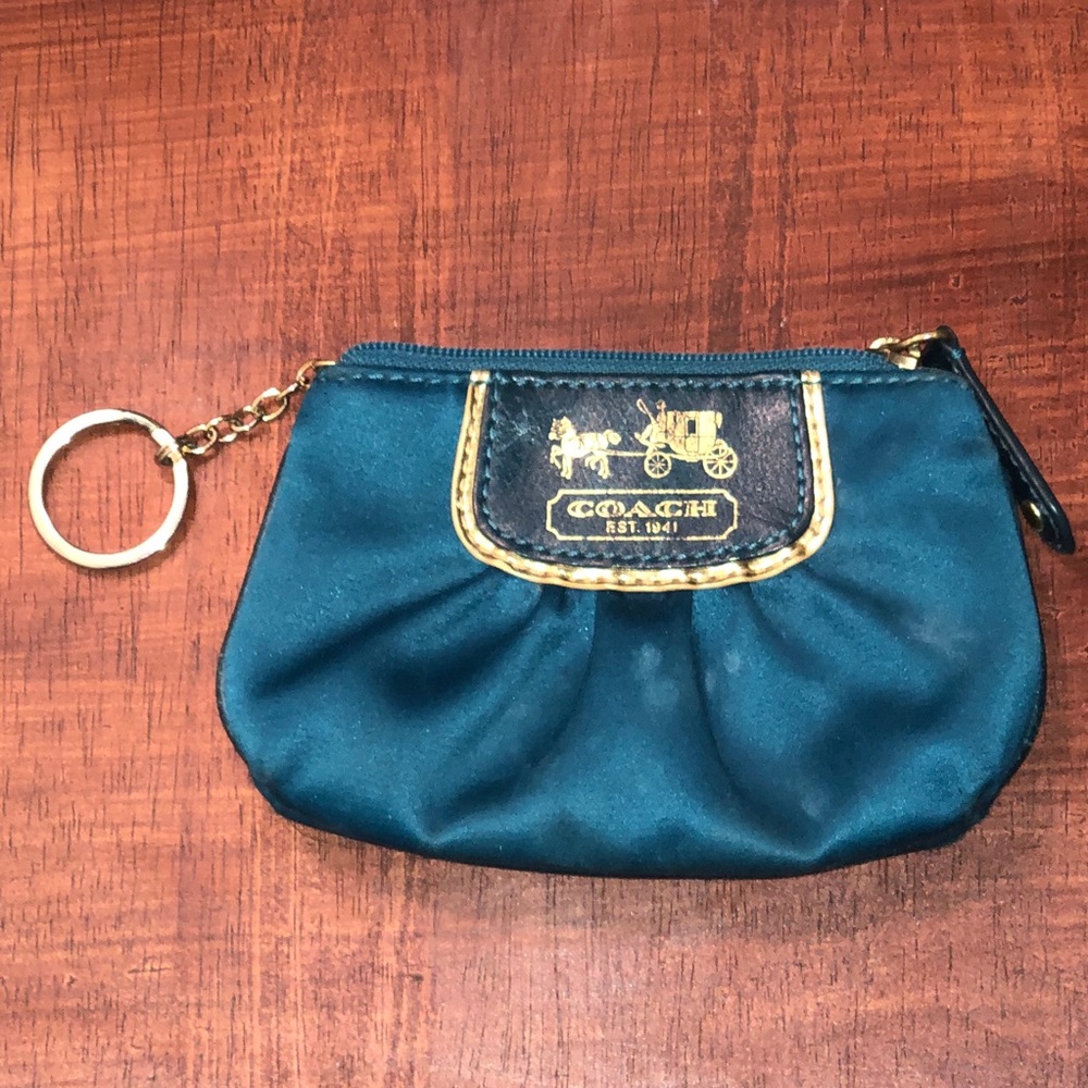 Coach Mini Coin Wallet Blue